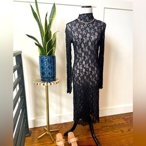 H&M Lace Midi Dress